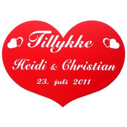  Skjold til bryllup - Fix og frdig