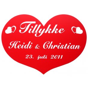  Skjold til bryllup - Fix og frdig