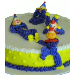 Kagepynt - klovnehoveder