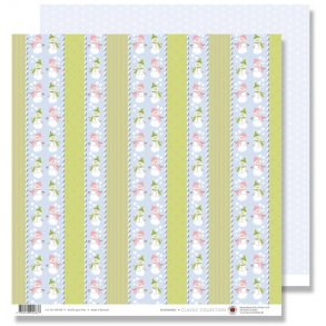 Scrapbookingark - Snemand - Hvid