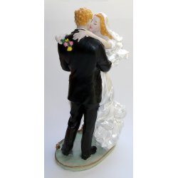 37 cm stor bryllupsfigur - Yndig par