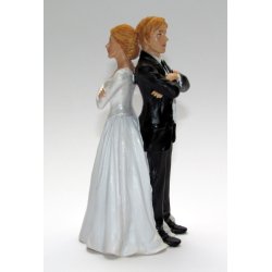 11 cm kagefigur til bryllup - Jeg har ret