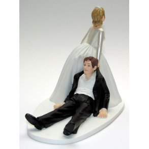 11 cm kagefigur til bryllup - Jeg har dig !