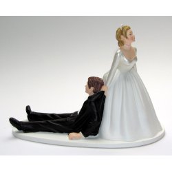 11 cm kagefigur til bryllup - Jeg har dig !