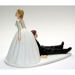 11 cm kagefigur til bryllup - Jeg har dig !