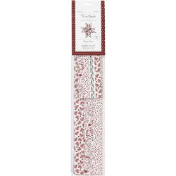 15 mm 25 mm Stjernestrimler - 48 stk. - Rd/Hvid/Grn i 4 mnstre