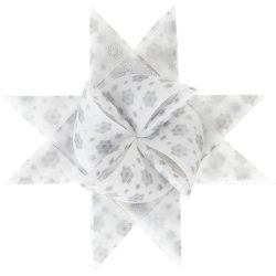 15 mm 25 mm Stjernestrimler - 48 stk. - Hvid/Slv i 4 mnstre