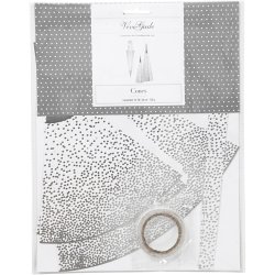 Krmmerhuse - 3 Stk. - Slv/Hvid