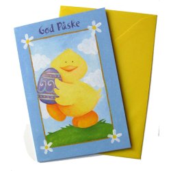 Pskekort - Pskekylling med pskeg