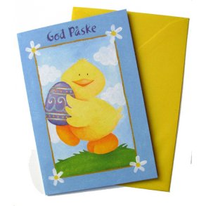 Pskekort - Pskekylling med pskeg