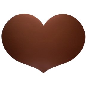 Hjerte til kobberbryllup - Kobber hjerte