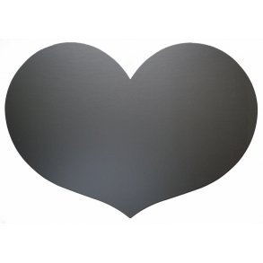 25 r - Skjold til slvbryllup - Slv hjerte