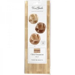 Click ornamenter - Oslo Natur -  5 cm