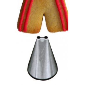 Konditor tylle - Hultylle 2 striber 6 mm bred