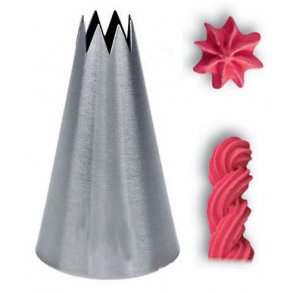 Konditor tylle - stjernetylle  4 mm