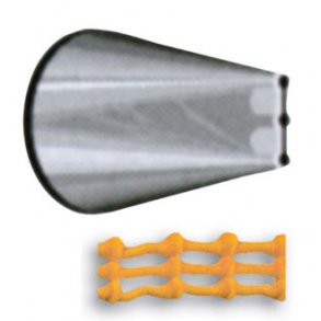 Konditor tylle - Hultylle 3 striber 10 mm bred