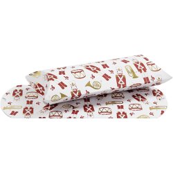 Gavesker - 3 stk. - Nddeknkker - Guld/Rd/Hvid