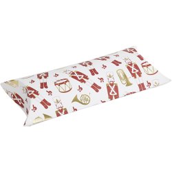 Gavesker - 3 stk. - Nddeknkker - Guld/Rd/Hvid