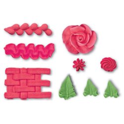 Tyllerst Konditor - blade, rose, blomster, bnd, sprjtepose og adapter