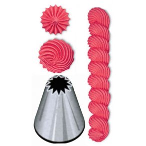 Konditor tylle - stjernetylle 10 mm fin