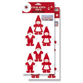 Stanseark med kædenisser - til at trykke ud