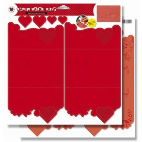 Rde Hjertekort ''Romance''