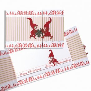 Lav selv julekort - med nissekant