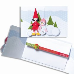 Lav selv julekort - snelandskab