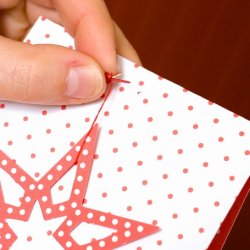 Lav selv julekort - r&oslash;destjerner