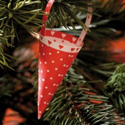 Lav selv kr&aelig;mmerhuse - r&oslash;d/hvid