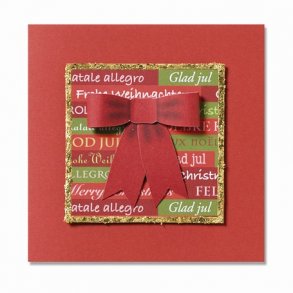 Lav selv julekort - evt borddækning