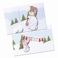 Lav selv julekort - snelandskab