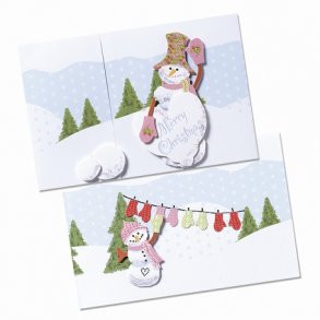 Lav selv julekort - snelandskab