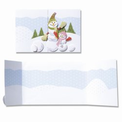 Lav selv julekort - snelandskab