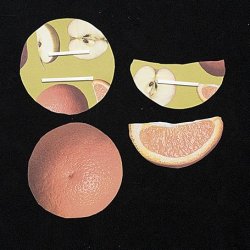 Lav selv julekort - appelsiner og &aelig;bler