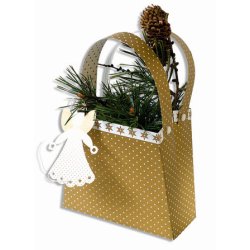 Design din jul - Guld / hvid