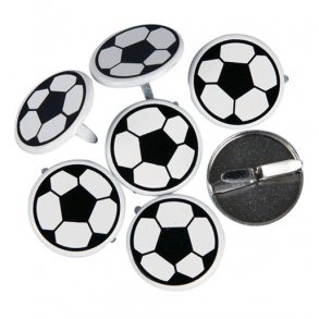 Brads/dekonitter i metal - Fodbolde