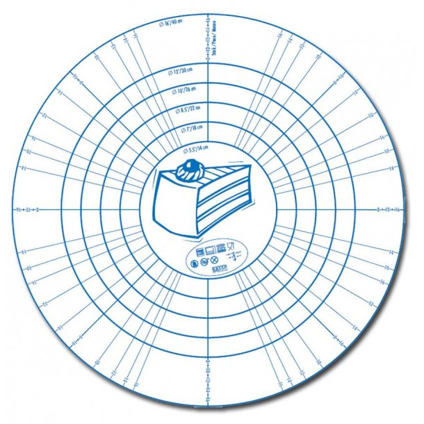 Bageunderlag 40 cm - Rund