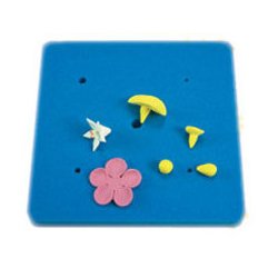 Modeleringsplade s&aelig;t - 19,5 x 19,5 cm