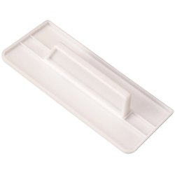 Glattere - 8 x 16 cm - hvid