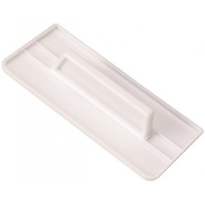 Glattere - 8 x 16 cm - hvid