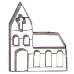  9 cm Kage udstikker - Kirke