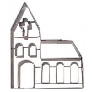 9 cm Kage udstikker - Kirke