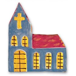  9 cm Kage udstikker - Kirke