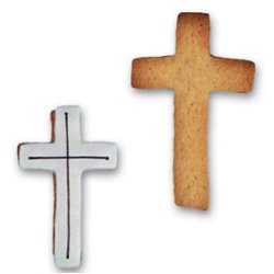  9 cm Kage udstikker - Kors