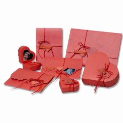 Lav selv  din fest - Design ''romantik'' - R&oslash;d