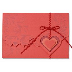 Lav selv  din fest - Design ''romantik'' - R&oslash;d