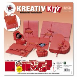 Kit Hjertekort Hjerte&aelig;sker ''Romantik'' R&oslash;d