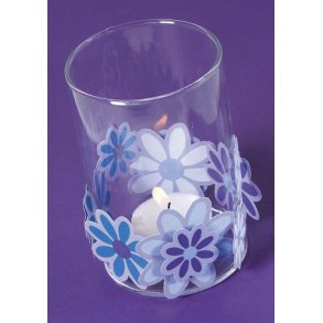 Pynt lys med blomster