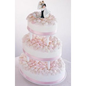 Brullupskage med flot figur